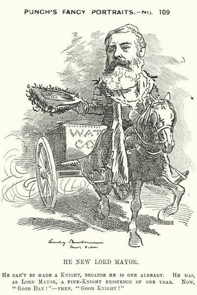 Yumruk karikatür: Sir Robert Fowler by Edward Linley (after) Sambourne