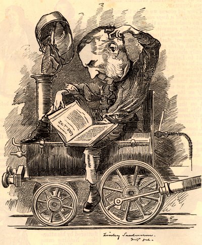 Edward William Watkin (1819-1901) by Edward Linley Sambourne