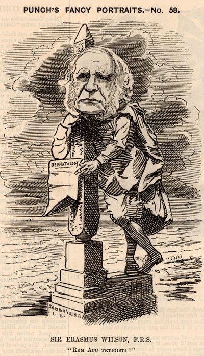 Erasmus Wilson (1809-1884) by Edward Linley Sambourne