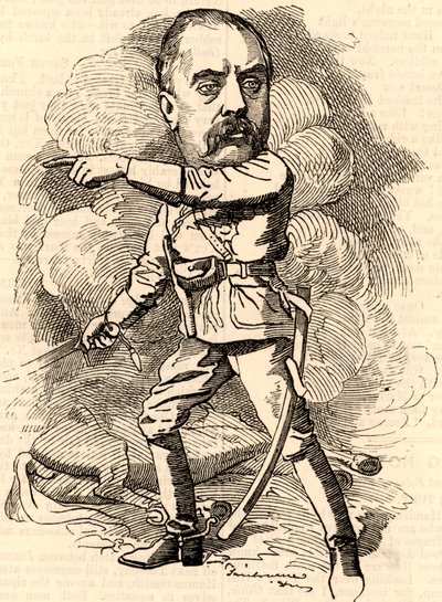 Gerald Graham (1831-1899) Kraliyet Mühendislerinde görev yapan İngiliz subayı by Edward Linley Sambourne