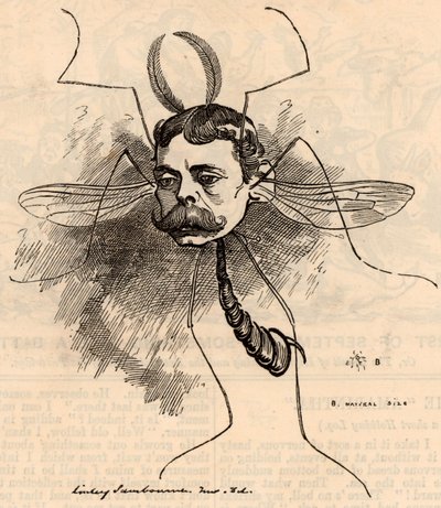 Lord Randolph Henry Spencer Churchill (1849-1895) by Edward Linley Sambourne
