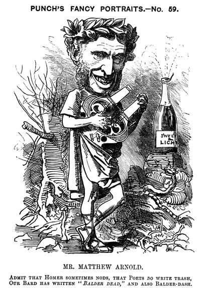 Matthew Arnold 1822-1888, İngiliz şair, eleştirmen ve eğitimci, 1881 by Edward Linley Sambourne
