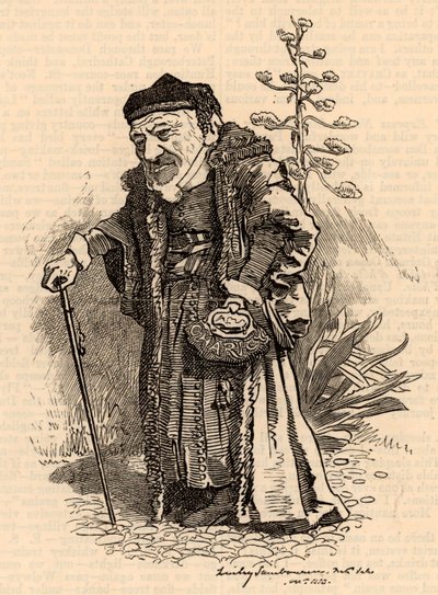 Musa Montefiore (1784-1885) by Edward Linley Sambourne