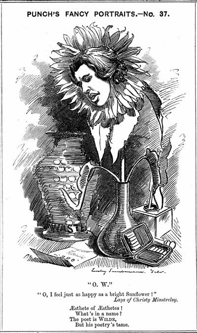 Oscar Wilde (1854-1900) İrlandalı oyun yazarı, romancı, şair ve nüktedan. Edward Linley Sambourne