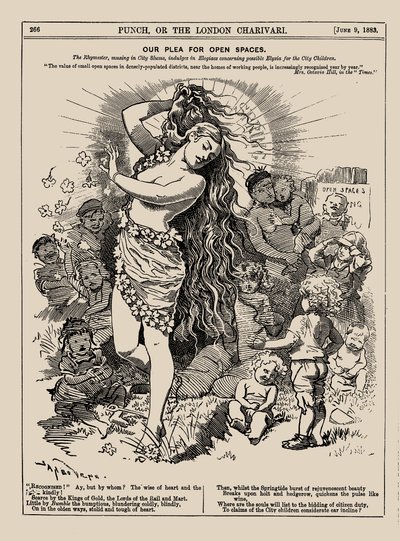 Açık Alan Talebimiz. Yumruk, Haziran 1883, 1883. by Edward Linley Sambourne