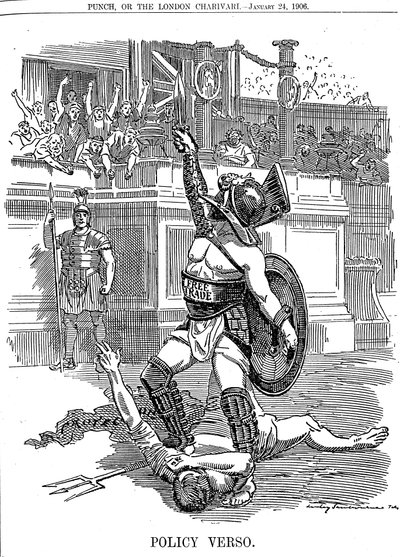 Politika Verso, 1906 by Edward Linley Sambourne