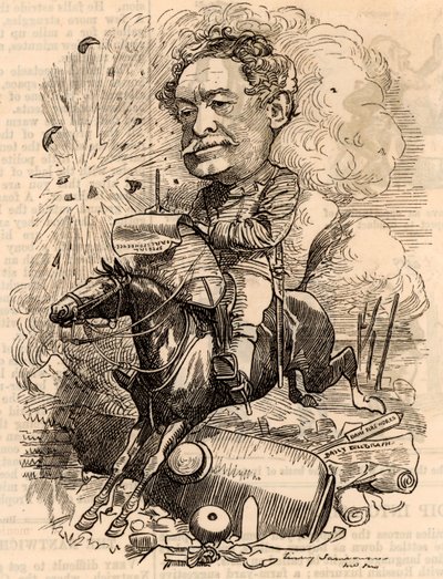 William Howard Russel (1821-1907) by Edward Linley Sambourne