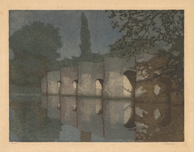 Stopham Köprüsü. by Edward Louis Laurenson
