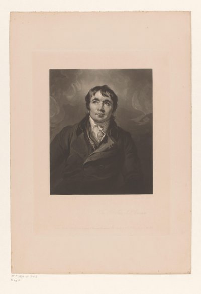 Portret van John Philpot Curran by Edward McInnes
