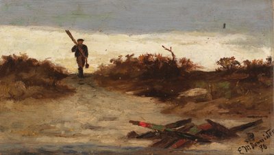 Fisherman by Water, 1886. by Edward Mitchell Bannister