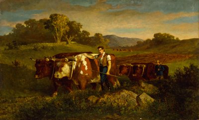 İneklerle Çoban, 1869. by Edward Mitchell Bannister