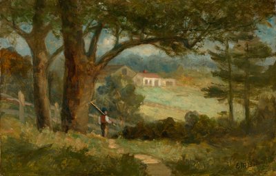Homeward, 1895. by Edward Mitchell Bannister
