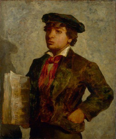 Gazete Çocuğu, 1869. by Edward Mitchell Bannister