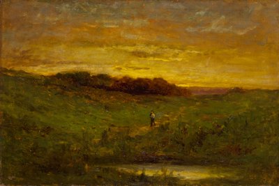 Gün batımı, 1883. by Edward Mitchell Bannister