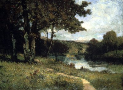 Nehrin Yanındaki Ağaçlar, 1891 by Edward Mitchell Bannister