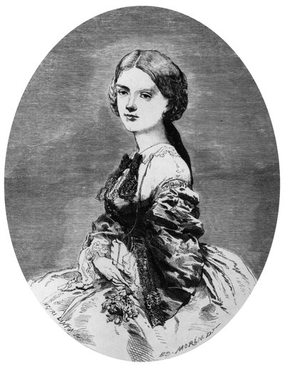 Savoy Prensesi Maria Clotilde (gravür) by Edward Morin