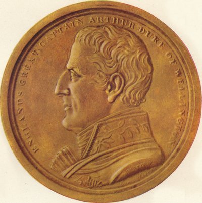 Englands Büyük Kaptan Arthur Wellington Dükü - Hatıra Madalyası, 1815 1910 by Edward Orme