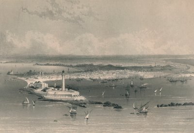 İskenderiye, 19. yüzyılın ortaları. by Edward Paxman Brandard