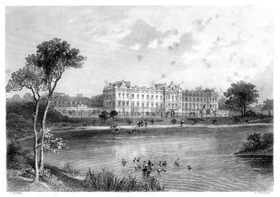 Buckingham Sarayı, Londra, 1899. by Edward Paxman Brandard