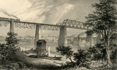 "Louisville Şehri", 1874. by Edward Paxman Brandard