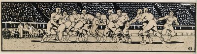 Futbol oyunu by Edward Penfield