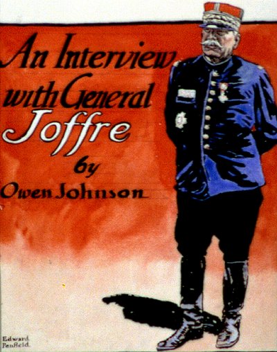 General Joffre (1852-1931), Fransız askeri komutanı. Edward Penfield (1866-1925) Amerikalı sanatçı ve illüstratör. Collier