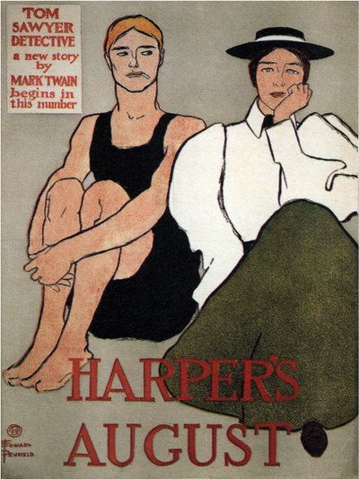 Harpers Ağustos 1896 by Edward Penfield