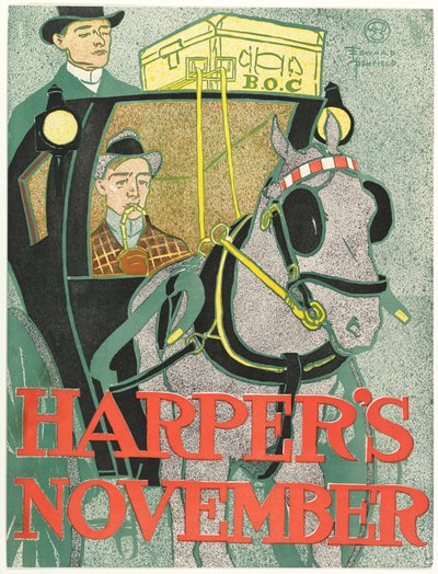 Harpers New Monthly Magazine, Kasım 1896 by Edward Penfield