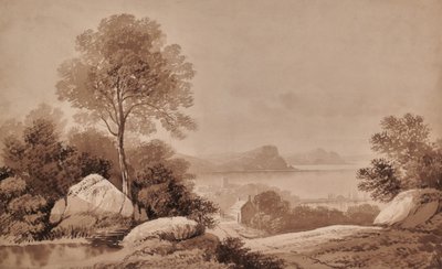 Göl ve yazlık manzara by Edward Pretty