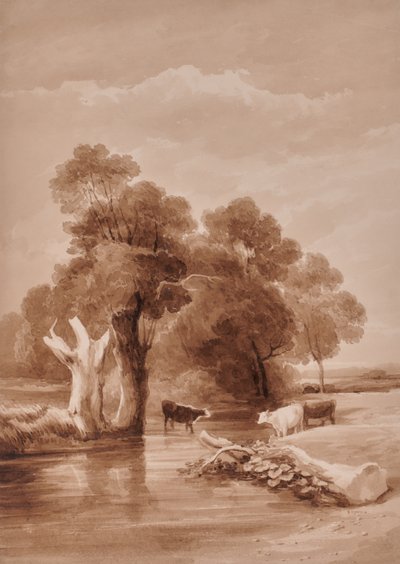 Akış ile manzara by Edward Pretty