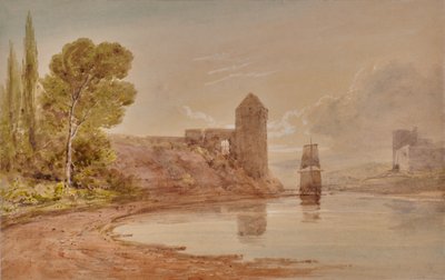 Bir uçurumun üzerinde kule by Edward Pretty