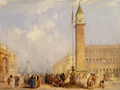 Piazzetta, Venedik (gemide petrol) by Edward Pritchett