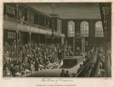 Avam Kamarası, yangında kül oldu, 16 Ekim 1834 by Edward Pugh