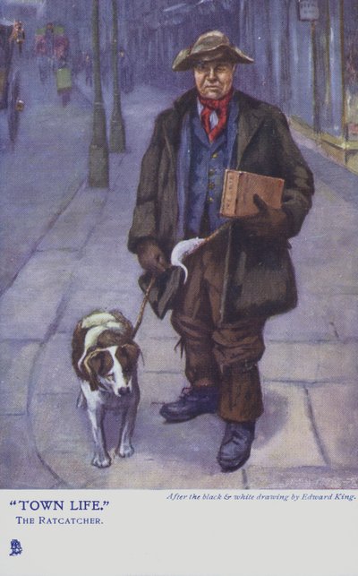 Köpeğiyle fare avcısı by Edward R. King