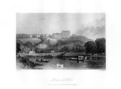 Richmond Tepesi, Richmond, 19. yüzyıl. by Edward Radclyffe