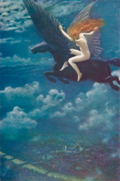 Rüya İdil Bir Valkyrie, 1902, 1905 by Edward Robert Hughes