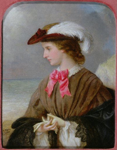 The Red Bow  by Edward Robert Hughes