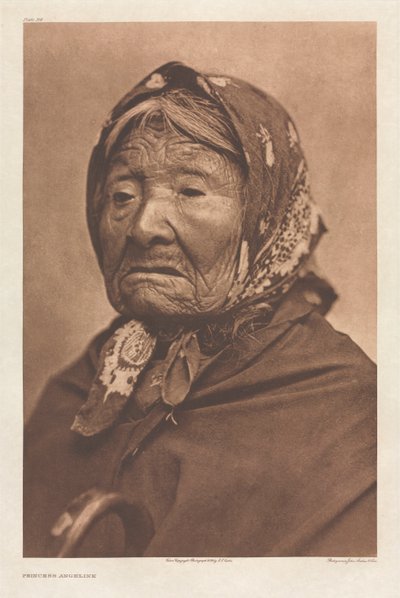 Portföy IX, Plaka 314: Prenses Angeline by Edward S. Curtis