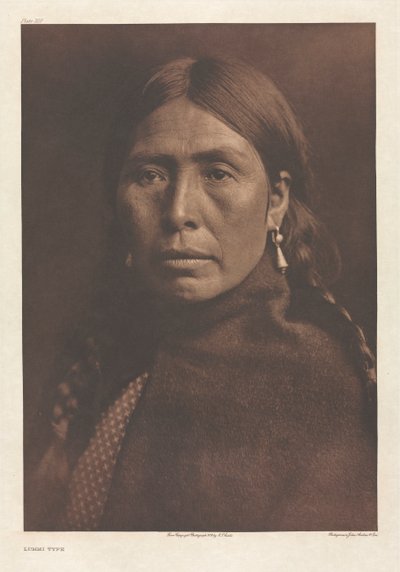Portföy IX, Plaka 320: Lummi Tipi by Edward S. Curtis