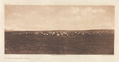 Portföy VI, Levha 192: Güneş Dansı Kampı-Piegan by Edward S. Curtis