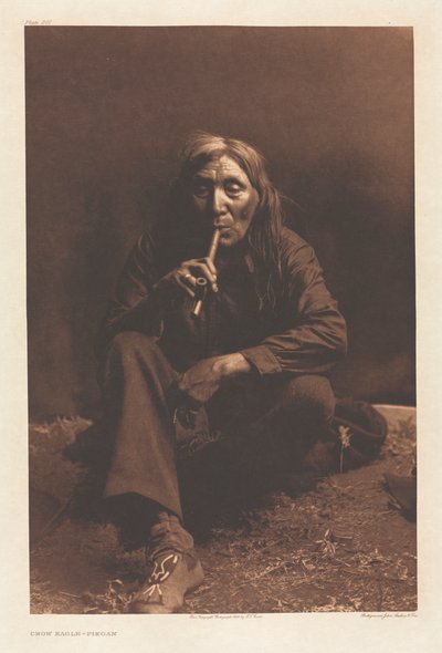 Portföy VI, Plaka 201: Karga Kartal - Piegan by Edward S. Curtis