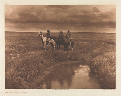 Portföy VI, Levha 209: Üç Şef - Piegan by Edward S. Curtis
