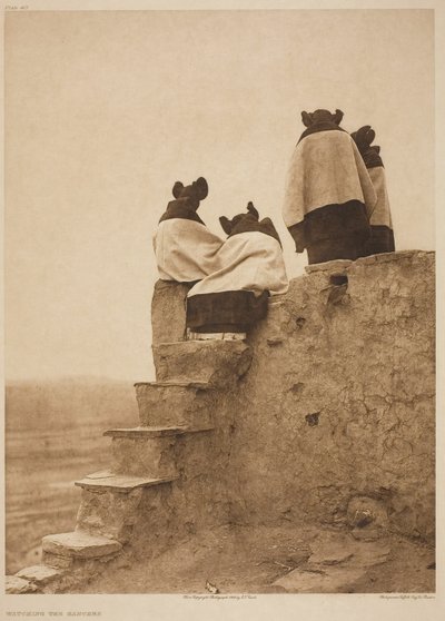 dansçıları izlemek by Edward S. Curtis