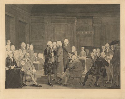 Kongre Oylama Bağımsızlığı by Edward Savage, after Robert Edge Pine
