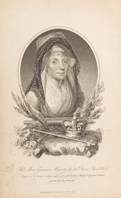 Kraliçe Charlotte (yaklaşık 1806-10) by Edward Scriven