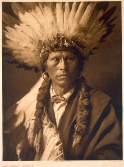 Jicarilla'nın Şefi Garfield by Edward Sheriff (after) Curtis
