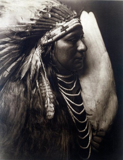 Amerikan Kızılderilileri: Perce Nose Kabilesinden Bir Kızılderili Portresi by Edward Sheriff Curtis