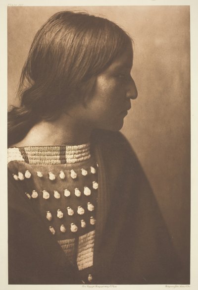 Arıkara Kız, 1908. by Edward Sheriff Curtis