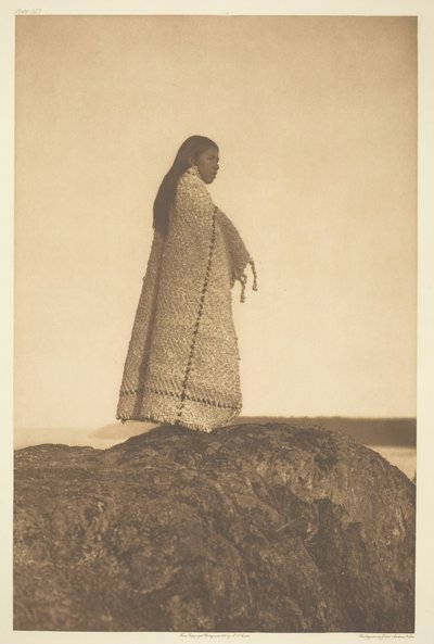 Cowichan Kızı, 1912. by Edward Sheriff Curtis