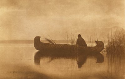 Kutenai Ördek Avcısı by Edward Sheriff Curtis